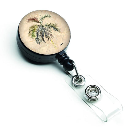 Caroline's Treasures Palm Tree Retractable Badge Reel, Multicolor (8483BR)