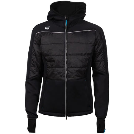 ARENA Unisex Team Hooded F/Z Half-Quilted Jacket, 