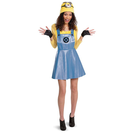 Disguise Minions Stuart Fancy Dress for Women, UK 12-14