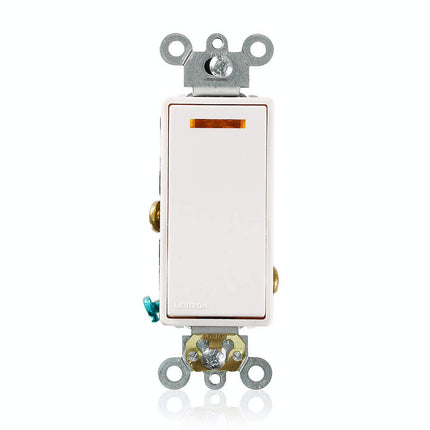 Leviton Decora Plus Rocker Lighted Handle, 20 Amp,