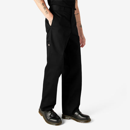 Dickies Men's Loose Fit Double Knee Work Pant Big-Tall, Black, 48W x 34L