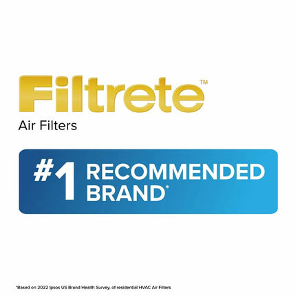 Filtrete Smart Air Filter, MPR 1500 12 in. x 1 in, 2 Pack Allergen, Bacteria & Virus, White