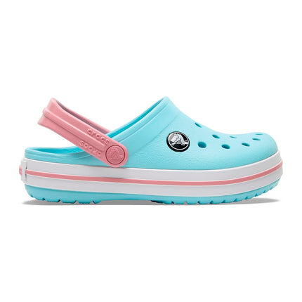 Crocs Unisex Kids Crocband K Clogs, Ice Blue White