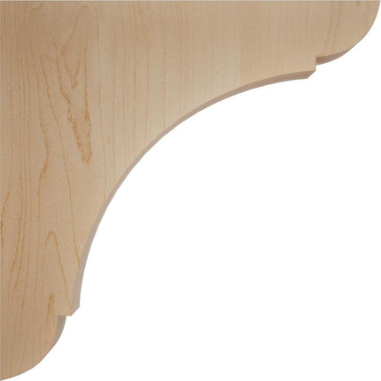 Ekena BKTW01X06X06OLMA 1 3/4-Inch Width x 6-Inch Depth x 6-Inch Height Small Olympic Wood Bracket - Maple