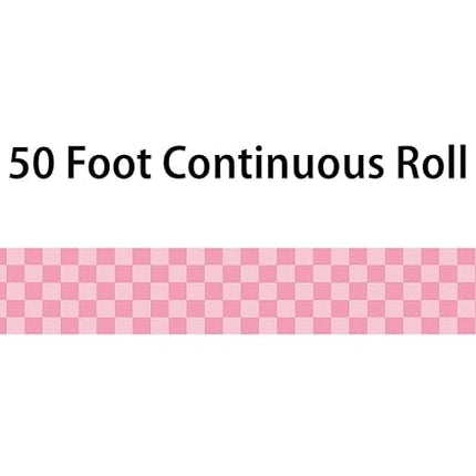 Teacher Created Resources Cool for School Pink Checkered Border - 50 Feet - Decorative Bulletin Boards, Walls, Desks, Windows, Doors, Lockers, Schools, Classrooms, Home School and