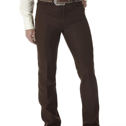Wrangler Men's Wrancher Dress Jean Jeans, Brown, 4