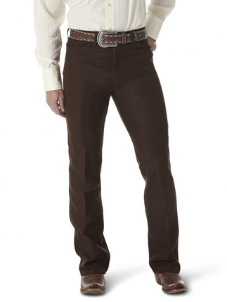 Wrangler Men's Wrancher Dress Jean Jeans, Brown, 3
