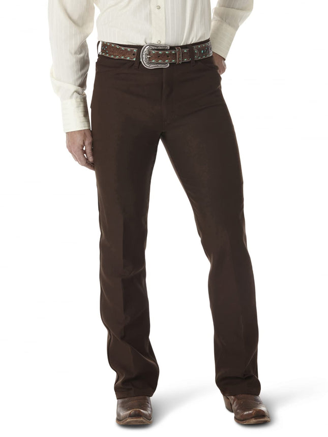 Wrangler Men's Wrancher Dress Jean Jeans, Brown, 3