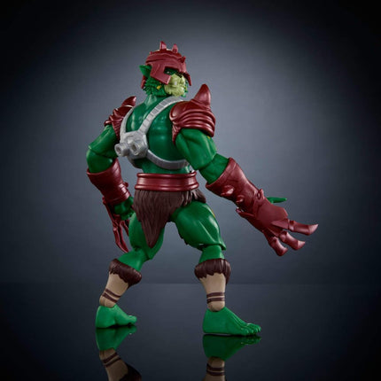 Masters of the Universe Origins & Thundercats Action Figure, Battle Cat Man Toy, 1980s Brand Crossover, 5.5-inch Posable with Battle Claws, Mini Comic
