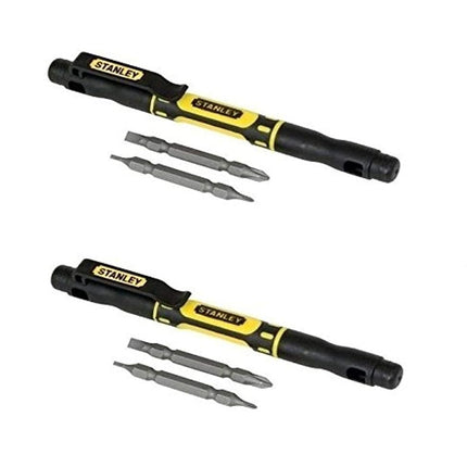 Stanley Bostitch Office Destornillador de bolsillo 4 en 1, paquete de 2 (66-344-2)