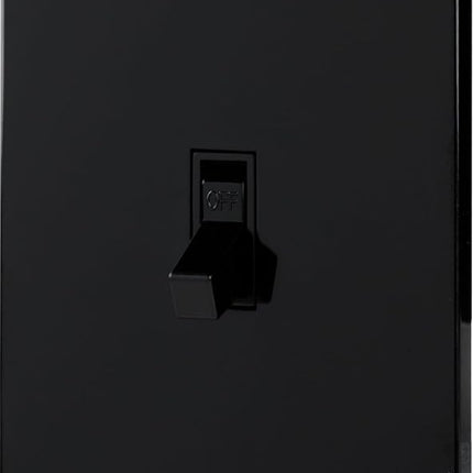 GE Grounding Toggle Switch, Single Pole, Heavy Duty, Black