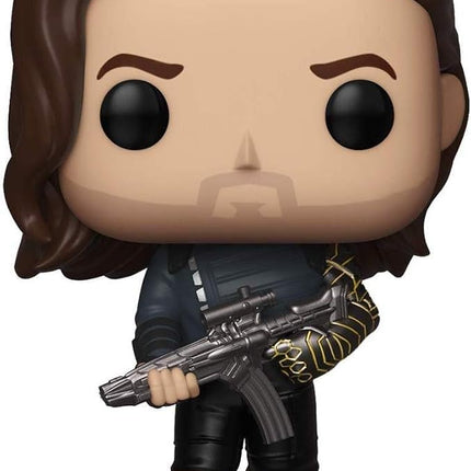 Funko Pop! Bobble: Marvel: Infinity War : Bucky Barnes With Weapon - Avengers - Collectable Vinyl Figure - Gift Idea - Official Merchandise - Toys for Kids & Adults - Movies Fans