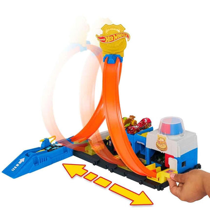 Hot Wheels City Super Police Station Playset & Toy Car