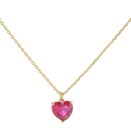 Kate Spade New York July Heart Pendant, Ruby