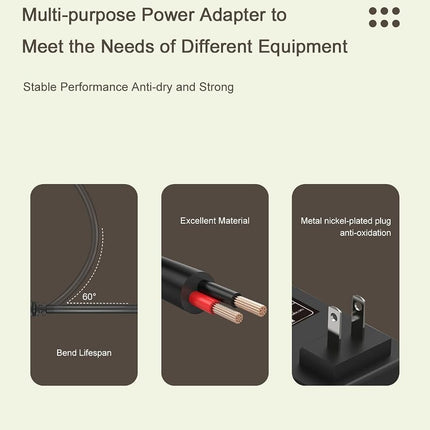 Adaptateur d'alimentation LQLY 12V 2A CA/CC compatible