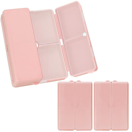 FYY Daily Pill Organizer,2 Pcs 7 Compartments Port