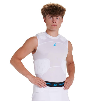 CHAMPRO Unisex-Adult Formation Compression Jersey White