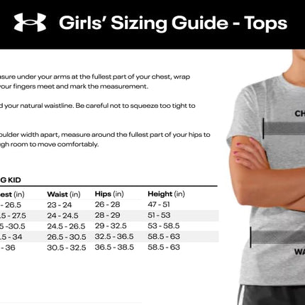 Under Armour - Girls Armour Printed Fleece Top, Color Tech Blue (432), Size: Medium