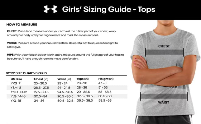Under Armour - Girls Armour Printed Fleece Top, Color Tech Blue (432), Size: Medium