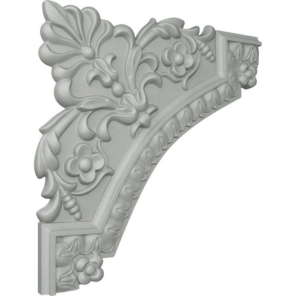 Ekena PML11X11LA W x 11 3/4" H Lanarkshire Panel Moulding Corner, Primed