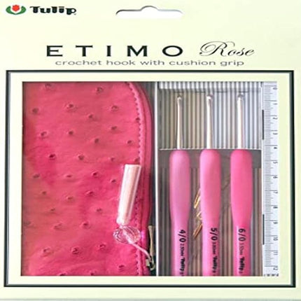 Tulip Etimo Rose Soft-Grip Crochet Hook 1 piece Pi