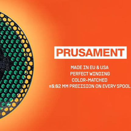 Prusament Jet Black, PLA Filament 1.75mm 1kg Spool (2.2 lbs), Diameter Tolerance +/- 0.02mm