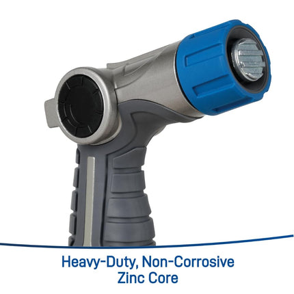 Orbit 26481 Heavy Duty Metal Thumb Control Nozzle, Grey, Blue, 1-Pattern