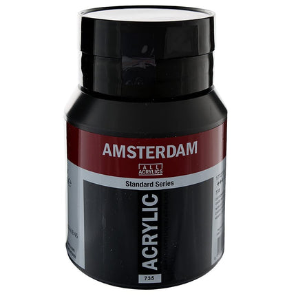 Amsterdam Acrylic Paint 500ml Bottle : OXIDE BLACK