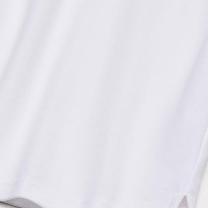 IZOD Boys' School Uniform Short Sleeve Pique Polo, White, 8