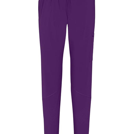 Natural Uniforms Womens Cool Stretch Jogger Scrub Set with Regular and Petite Sizes, Eggplant, XXL