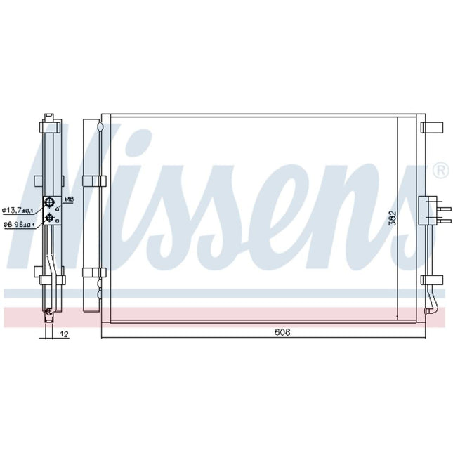 Nissens 940573 Capacitor for Air Conditioner
