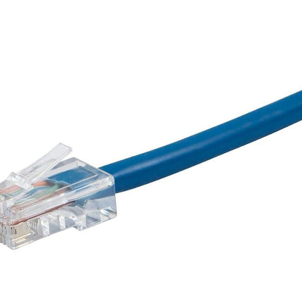 Monoprice Cat5e Ethernet Patch Cable - 10 Feet - Blue, RJ45, Stranded, 350Mhz, UTP, Pure Bare Copper Wire, 24AWG - Zeroboot Series