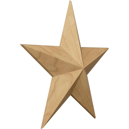 Ekena Millwork ROS05X05GLMA Galveston Star Rosette, 5-Inch x 5-Inch x 3/4-Inch, Maple