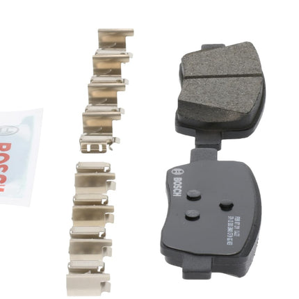BOSCH BC2381 QuietCast Premium Ceramic Disc Brake Pad Set - Compatible with Select Hyundai Santa Cruz, Santa Fe; Kia Carnival, Sorento; REAR