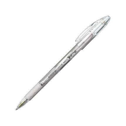 Pentel Sunburst Metallic Gel Pen, Medium Line, Permanent Gold and Silver Ink, 2 Pack (K908MBP2XZ)