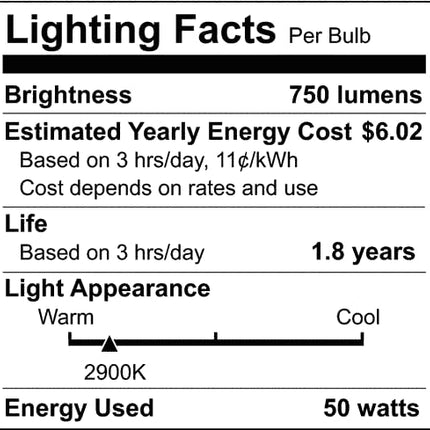 Satco Products S3162 120V 50-Watt T4 E11 Base Light Bulb, Clear