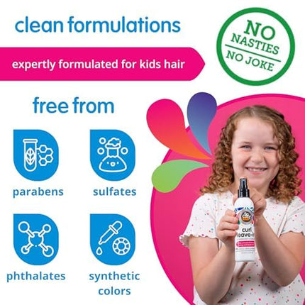 SO COZY SoCozy - Boing Curl Leave in Conditioner Spray for Kids Sweat Pea - 8 fl. oz.