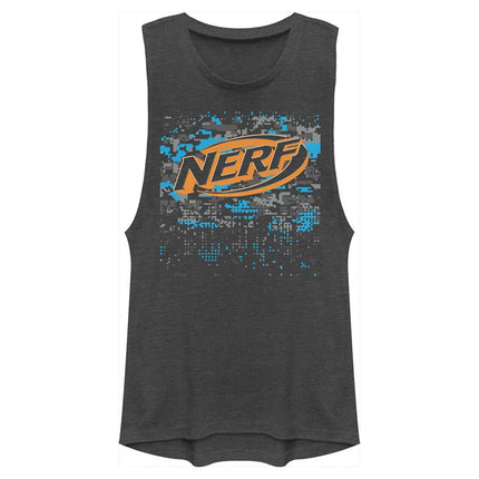 Hasbro Women's Pixel Blast T-Shirt, Charcoal, XX-L