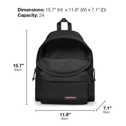 Eastpak PADDED PAK'R Backpack, 24 L - Black Denim (Grey)