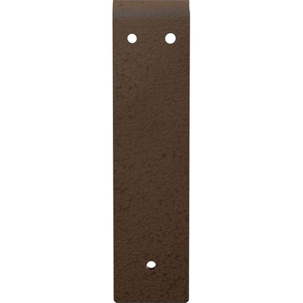 Ekena Millwork BKTM02X08X08STHBR Steel Bracket Stockport, 2"W x 8"D x 8"H, Hammered Brown