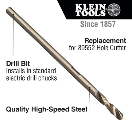 Hole Cutter Replacement Bit for Klein Tools Hole Cutter Cat. No. 89552 Cuts 5 to 30 cm Klein Tools 89551