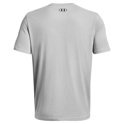 Under Armour Men's Left Chest Lockup Short Sleeve T Shirt, (011) Mod Gray Medium Heather / Black / Black, XS