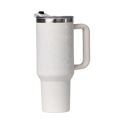 Sip+Sea Cayman 30 oz Stainless Steel Tumbler with Handle, Lid, and Straw | Double Wall Vacuum Insulated