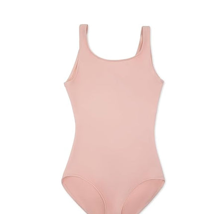 Maillot con tirantes Capezio - Niña, Rosa Ballet, Talla Grande