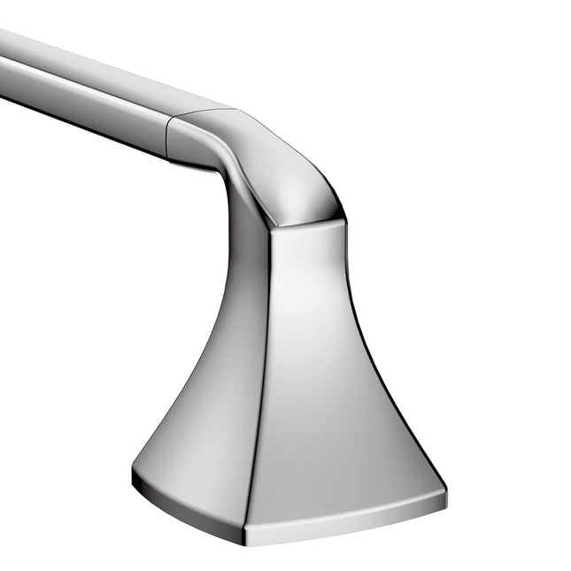 Moen YB5118CH Voss 18-Inch Single -Towel Bar, Chrome