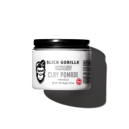 Slick Gorilla Clay Pomade for Men, Firm Hold Matte