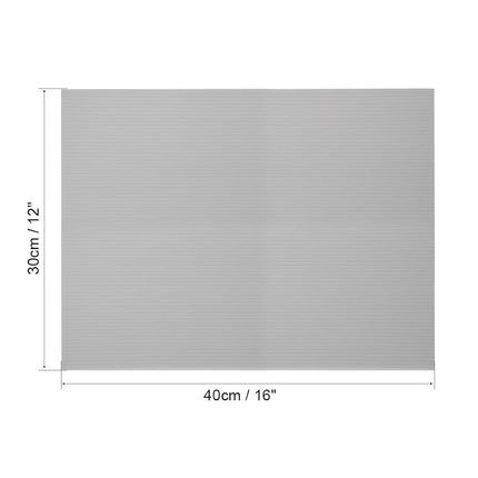 uxcell Corrugated Plastic Sheets,3mm Gray Blank Yard Lawn Signs,12 Inch x 16 Inch,Waterproof Sign Blank Board 5pcs
