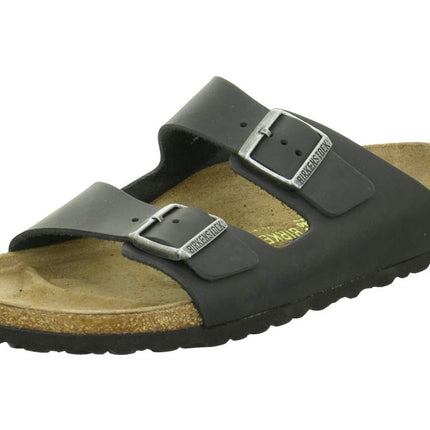 Birkenstock Women's Arizona Slides, Black, 12 Women/10 Men
