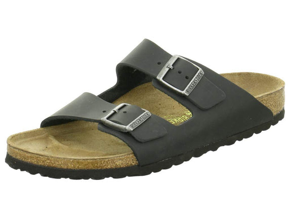Birkenstock Women's Arizona Slides, Black, 12 Wome
