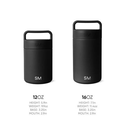 Simple Modern Food Jar Thermos for Hot Food | Reusable Stainless Steel Vacuum Insulated Leak Proof Lunch Storage for Smoothie Bowl, Soup, Oatmeal | Provision Collection | 12oz | Blush